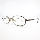 Brooks Brothers B.B.252 1135-S Mens Eyeglasses Brown Oval Frames 50-19-135 New. Price: $40.45.