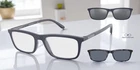 Emporio Armani EA4160 50881W Matte Blue Clear 55 Mm Men's Sunglasses New. Price: $112.99.