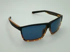 Costa Del Mar Rincon Black Matte Tortoise/grey 580P 63-11-140 Sunglasses 06S9018 Pre-owned. Price: $149.99.