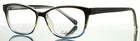 Enhance 4046 Black Mix Womens Semi Cat Full Rim Eyeglasses 54-15-142 B:36 New. Price: $29.99.