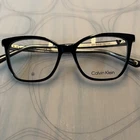 Calvin Klein CK19507 Black Full Rim Plastic Metal Eyeglass Frames 53-18-145 New. Price: $65.54.