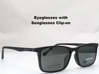 Eddie Bauer 32079 Bk Black Men's Eyeglasses Frames Clip On 56-16-145 New. Price: $59.95.