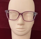 Amelia E. 22-221 33-P8212 Crystal Purple Authentic Designer Eyeglasses 54-14 140 Pre-owned. Price: $26.00.