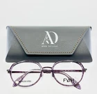 New Fysh 3681 S407 Purple Unisex Round Full Rim Eyeglasses 50-19-135 B:40. Price: $99.99.