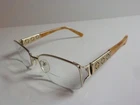 Elizabeth Arden EA1082A Gold Rectangle Women Semi Rimless 51-17-130 Eyeglasses Pre-owned. Price: $16.99.