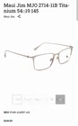 Maui Jim Mjo 2714-11B Titanium 54 19 145 Eyeglass Frames New. Price: $169.00.