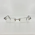 Charmant CH11904 Br Eyeglasses Frames Rimless Womens 53-19-135 4709 Pre-owned. Price: $49.99.