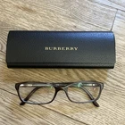 Burberry B2073 Eyeglasses Frame Only 3002 Brown 53-16-135 With Case Pre-owned. Price: $35.00.