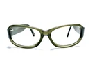 Coach Olive Green Clear Rectangular Wrap Glasses Logo Temple Lisbeth 54 16 125 Pre-owned. Price: $64.00.