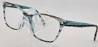 By Gwen Stefani GX091 Square Frames Only 54-16-140 Teal Stripe Women E6 Pre-owned. Price: $32.29.