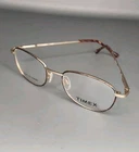 Timex T901 Matte Gold Demiamber - Titanium Full Rim Eyeglass Frame 52/19/140 New. Price: $34.95.