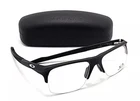 Oakley Plazlink OX8061-0158 Satin Black Half-rim Square Eyeglass Frames 58-19 New. Price: $166.95.