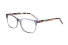Chic Eyewear Crystal Grey Bree Eyeglasses With Blue Tortoise Temples 57/16/145 New. Price: $24.95.