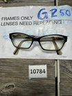 Rare Jean Lafont Lin 198 Black/brown Marble 53-16-138 Frames Only France Pre-owned. Price: $39.19.