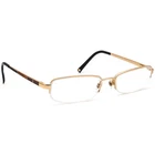 Chanel Women's Eyeglasses 2085 C.125 Gold Half Rim Metal Frame Italy 52 18 135 Pre-owned. Price: $349.99.