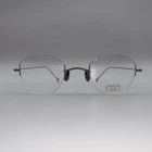 Eyevan 7285 147 C.9080 Glasses Gold Black Octagon Titanium Japan 45-24-145 New. Price: $280.49.