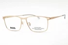 New Hugo Boss Hg 1467/F 0AOZ 00 Square Matte Gold Eyeglasses Authentic. Price: $90.00.