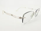 Charmant Line Art Xl 2051 Eyeglasses Frames Wp White 52 17-135 Silver M556 Pre-owned. Price: $79.11.