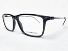 New Emporio Armani EA3063 5017 Mens Black Rectangle Eyeglasses Frames 53/16 140. Price: $152.99.