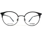 Flexon Junior Eyeglasses Frames J4005 001 Black Blue Round Full Rim 46-18-135 New. Price: $79.92.