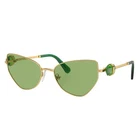 Swarovski 7003 4004/2 Gold/green Metal Irregular Sunglasses Lens New. Price: $135.32.