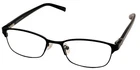 Jones New York Womens Rectangle Black Metal Eyewear Frame J144 49MM. Price: $39.99.