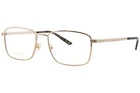 Gucci GG1882O 002 Eyeglasses Frame Men's Gold Full Rim Square Shape 54-MM New. Price: $219.95.