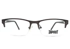 Tapout Eyeglasses Frames TAP840 015 Gray Black Rectangle Half Rim 53-17-140 New. Price: $49.99.