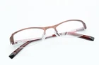 Esprit ET17385 517 Burgundy 47-18-135 Frames Half Rim Flex Hinges With Case G408 New. Price: $19.99.