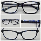 Anna Sui Eyeglasses Frames AS658 603 54-17 140 Blue Multicolor Tortoise Unisex Pre-owned. Price: $69.99.