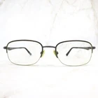 Easyclip Turboflex Eyeglasses Frame EC338 Gunmetal Half Rim Square 52-19-140 Pre-owned. Price: $23.03.