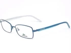 Lacoste Prescription Eyeglasses L2144 466 Petroleum Black Frames 52-16-135 Rx New. Price: $39.95.