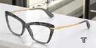 Dolce & Gabbana DG5025 504 Transparent Grey Demo Lens 53 Mm Women's Eyeglasses New. Price: $120.00.