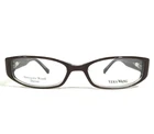 Vera Wang Eyeglasses Frames V033 Cs Brown Rectangular Cat Full Rim 49-16-132 New. Price: $59.89.