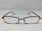 New Globe M553 Brown 52-16-135 Metal Full Rim Eyeglasses Frame GN63 Pre-owned. Price: $26.25.