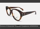 Alexander Mcqueen Glasses AM00530 Grey Tortoise Shell New Case & Box. Price: $119.00.