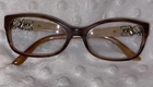 Bvlgari 4069 5240 Swarovski Crystal Brown Stripe Eyeglasses Italy 54 16 135 Pre-owned. Price: $99.00.