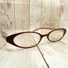 Eyebro Optix Brown Beige Cat Oval Eyeglasses Frames EO-5033 46-16-140 New. Price: $31.09.
