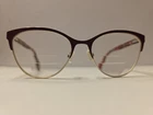 Christian Lacroix Eyeglasses, Frames Only, Cl 3058 221, 54-17-135, Burgundy/gold Pre-owned. Price: $34.99.