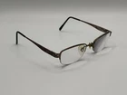 Eyeglasses Frames Elle EL13430 Brown Half Rim Metal 50-19-135-35MM Pre-owned. Price: $13.99.
