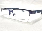 New Emporio Armani EA1055 3163 Men's Blue Half Rim Eyeglasses Frames 53/17 140. Price: $124.99.