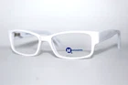 New Modern Optical Slick White Authentic Eyeglasses Frames 49-17-135MM. Price: $39.99.