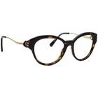 Coach Eyeglasses Hc 6093 5417 Dark Tortoise/light Gold Cat Frame 52 135 Pre-owned. Price: $79.99.