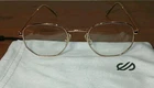 Sojos SJ5036 Round Gold Metal Frame Clear Lenses Excellent Condition Pre-owned. Price: $12.75.