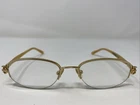 Laura Ashley Caitlyn Venetian Gold 50-17-135 Half Rim Eyeglasses Frame XY02 Pre-owned. Price: $31.50.