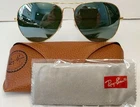Ray Ban RB3026 Aviator Large Metal Ii Sunglasses Gold/mirror 62/14 140 & Extras New. Price: $140.50.