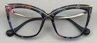 Vooglam OX006465-01 Eyeglasses Frame 55-18-145 Full Rim Cat Gold Black Pink Pre-owned. Price: $9.99.