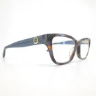 Tory Burch Ty 2112U 1828 Blue Marble Tortoise Cat Eyeglasses Frame 51-16-140 Pre-owned. Price: $59.99.
