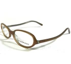 Emporio Armani Eyeglasses Frames 654 420 Brown Round Oval Full Rim 49-16-135 New. Price: $74.96.