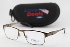 New Polo Ralph Lauren 1147 9147 Brown Gunmetal Authentic Eyeglasses 54-16. Price: $129.00.